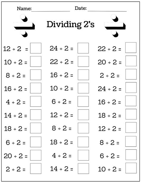 Perfect for a supplement to your lesson or to do as is for practice. This download includes: 24 printable worksheets - 12 multiplication worksheets & 12 division worksheets. Questions specifically designed for children learning to multiply and divide up to the 12 times tables. Maths worksheets printables. Separate answer sheets included.  Useful for Grade 3 - Grade 4 - 7 to 9 year olds This is a printable PDF file. Once purchased, you will receive a PDF file immediately to print on your own. To download the files go to www.etsy.com/your/purchases Once you download the PDF you can reproduce these pages as many times as you like. You can also laminate them to use over and over with a dry erase marker! Format: 2 PDF file - Prints a total of 24 pages Size: A4 - 21cm x 29.7cm Division For Grade 2 Worksheet, Maths Division Worksheets Grade 2, Worksheet Grade 3 Math, Maths Grade 3 Activities, Grade 6 Math Worksheets Free Printable, Timed Multiplication Test Printable Free, Fourth Grade Math Worksheets, Math For 3rd Grade, Grade 4 Math Worksheets Free Printable