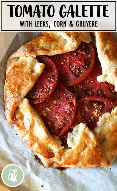 Tomato Onion Galette, Onion Galette, Tomato Galette, Fancy Pizza, Christmas Appetizer, Thanksgiving 2023, Tomato Tart, Fine Cooking, Caramelized Onion