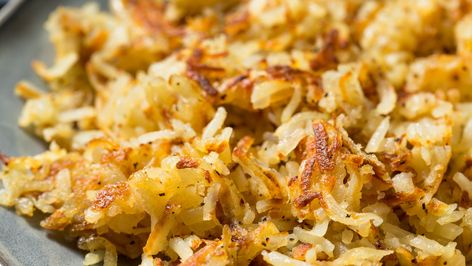 Crispy Frozen Hashbrowns, Oven Baked Hash Browns, Hash Brown Potato Soup, Frozen Hash Browns, Frozen Hashbrowns, Crunchy Potatoes, Shredded Hash Browns, Crispy Hashbrowns, Potato Soup Crock Pot