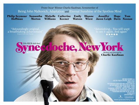 wow Synecdoche New York, Midnight Marauders, New York Movie, Samantha Morton, Philip Seymour Hoffman, Eternal Sunshine Of The Spotless Mind, Amazon Movies, John Malkovich, New York Poster