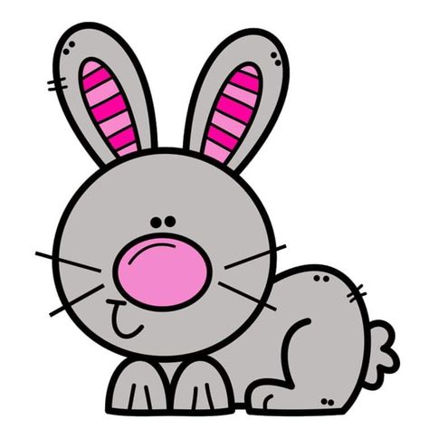 Easter Clipart Cute, Bunny Clip Art, Easter Bunny Clipart, Rabbit Clipart, Creative Clips Clipart, Bunny Clipart, Canvas Drawing, Bullet Journal Lettering Ideas, Easter Crafts Diy