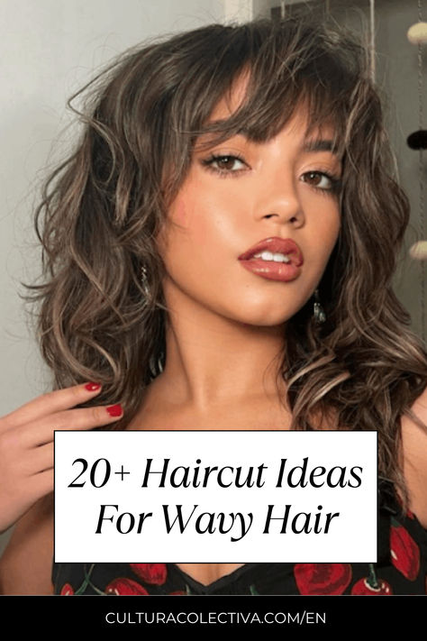 Haircut ideas, wavy hair Haircuts For Thick And Wavy Hair, Wavy Hair Lob Haircut, Wavy Air Dry Haircut, Haircut To Enhance Wavy Hair, Natural Short Wavy Hair, Wavy 2b Haircut, Short Haircuts For Women Wavy Hair, Best Cuts For Thick Wavy Hair, Haïr Cuts For Wavy Hair