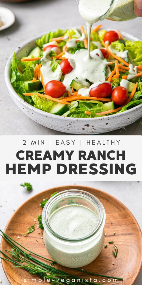 Hemp Seed Salad Dressing, Hemp Heart Sauce, Raw Vegan Salad Dressing Recipes, Vegan Hemp Seed Dressing, Raw Salad Recipes Vegan, Hemp Recipes Vegan, Raw Vegan Sauce Recipes, Alkaline Salad Dressing Recipes, Raw Dressing Recipes