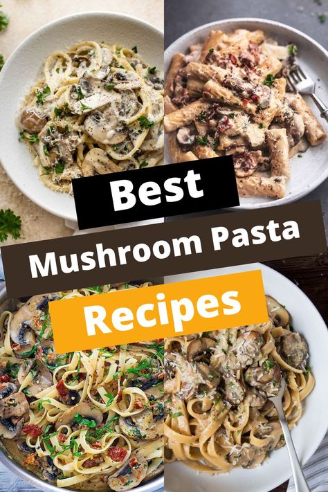 TOP 8 MUSHROOM PASTA RECIPES FOR FLAVOR Easy Mushroom Pasta Recipes, Creamy Mushroom Pasta Recipes, Mushroom Soup Pasta, Mushroom Pasta Recipes, Pappardelle Pasta Recipe, Best Baklava Recipe, Saltimbocca Recipe, Spinach Mushroom Pasta, Pasta With Mushrooms