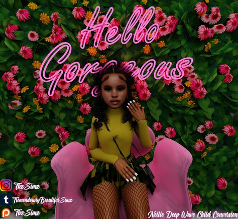 Nellie Deep Wave | TBZSimz on Patreon Sims 4 Cc Black Kids Hair, Sims 4 Cc Child Hair Patreon, Sims 4 Cc Toddler Hair Girl Patreon, Sims 4 Cc Child Clothes Girl Urban, Sims 4 Toldders Hair, Toddler Hair Sims 4, Sims 4 Piercings, Sims 4 Black Hair, Sims 4 Cas Mods