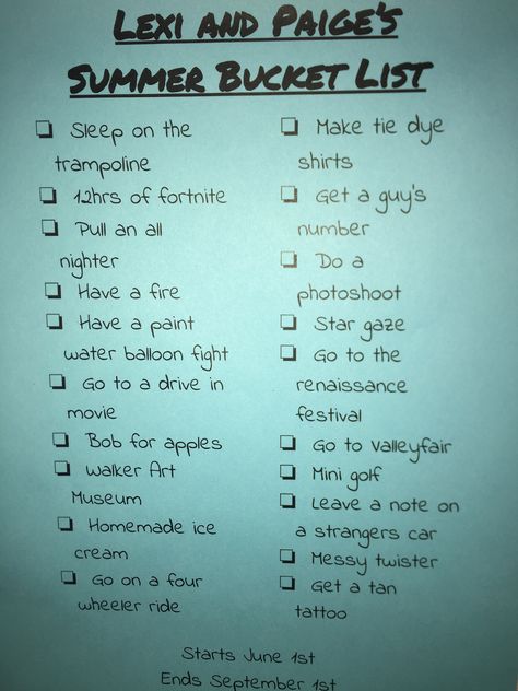 2018 bff bucket list College Bucket List, Bff Bucket List, Bucket List Ideas, Water Balloons, Tie Dye Shirts, List Ideas, Fortnite, Bucket List