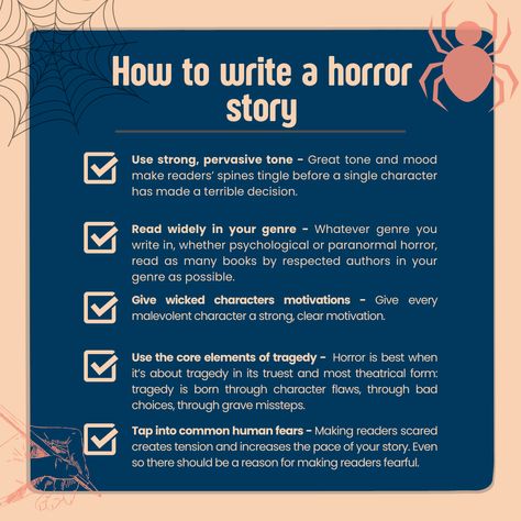 Ghost stories have a fan base like none other. After all, without making you sad, which kind of story can lead you to crave another human being? Ghost Stories it is. So here are points to get you going while you write those spooky stories. 👻😱 #howtowritestories #howtowriteghoststories #spookystories #authorlife #LekhakCo #LekhakCoCertified #writingcommunity #writersofig #writerscommunity #writer #writersofinstagram #writerslife #writing #amwriting#lekhakco #lekhakcocreator How To Write A Ghost Character, Ghost Story Ideas, Ghost Story Prompts, Horror Story Ideas, Writing Gothic, Horror Writing, Gothic Writing, Ghost Writing, Writing Horror