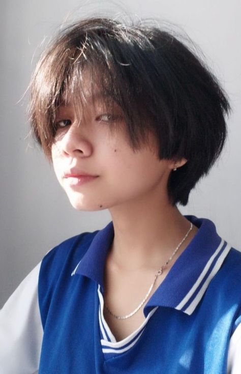 Haircut Guide, Shortish Hair, Haircut Curtain, Tomboy Haircut, Short Hair Tomboy, Tomboy Hairstyles, Korean Short Hair, Men's Haircuts, Asian Short Hair