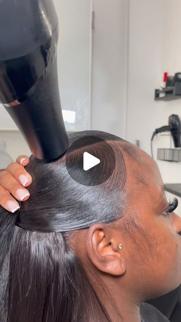 Renstouch 💕 Ponytails • Bundles • Online Classes on Instagram: "V part Half up Half Down on my fav 💕 One of my fav styles to do 🥰   #fyp #halfuphalfdown #vpartslickback #blackgirlhairstyles #londonhairstylist #howtotiktok #hairtok" Half Up Half Down Ponytails Black Women, V Part Slick Back Half Up Half Down, High Low Ponytail Hairstyles Weave, Half Up Half Down Hair Bundles, Hairstyle Up And Down, Quickweave Hairstyles Side Part, Half Up Half Down 3 Parts, 3d Part Half Up Half Down, 2 Part Half Up Half Down