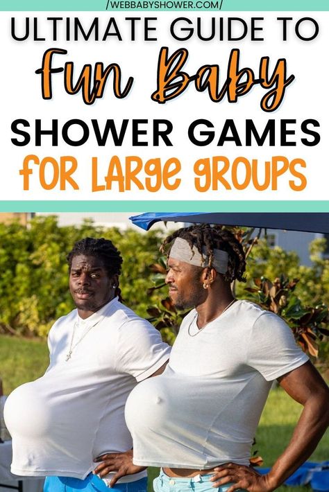 Good Prizes For Baby Shower Games, Who Hosts Baby Showers, Group Baby Shower Game, Any Shower Games, Fun Baby Shower Games Co Ed, Gender Reveal Party Games For Guests, Coed Shower Games, Baby Shower Games With Balloons, Large Baby Shower Games