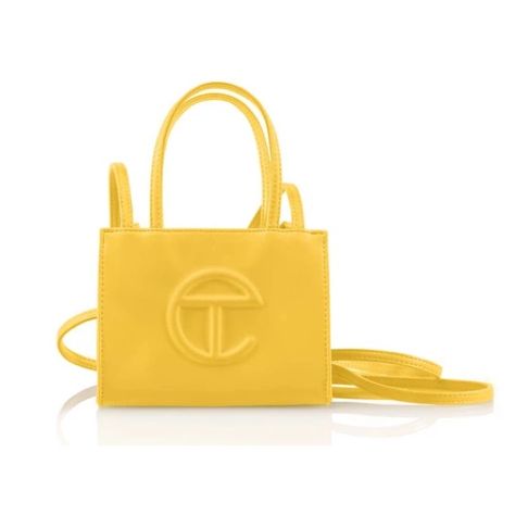 Yellow Telfar, Telfar Bags, Small Shoulder Bags, Gold Bag, Gucci Soho Disco Crossbody, Coin Purse Wallet, Small Shoulder Bag, Everyday Bag, Shopper Bag