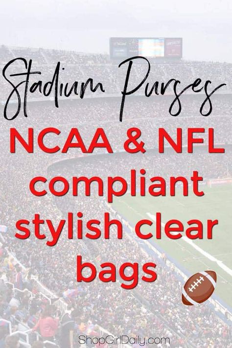 College Necessities, Clear Stadium Bag, Clear Backpack, Clear Handbags, Stadium Bag, Clear Purses, Stylish Purse, Womens Apparel, Stylish Women Fashion