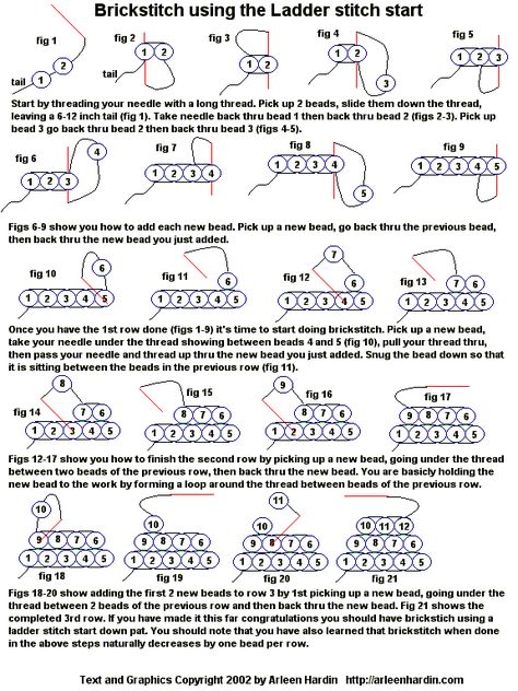 Ladder start for brick stitch base row Brick Stitch Tutorial, Sulam Manik, Corak Sulaman, Seed Bead Tutorials, Anting Manik, Seed Bead Jewelry Patterns, Gelang Manik-manik, Beaded Earrings Tutorials, Brick Stitch Earrings