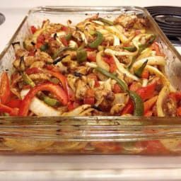 Oven Baked Chicken Fajita Oven Baked Fajitas, Recipe For Fried Chicken, Heart Healthy Chicken Recipes, Baked Fajitas, Heart Healthy Food, Heart Healthy Meals, Heart Healthy Recipes Low Sodium, Recipes Low Sodium, Baked Chicken Fajitas