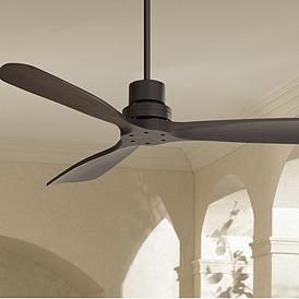 52" Casa Delta-Wing™ Matte Black Outdoor Ceiling Fan Industrial Exterior, Rustic Room Decor, Porch Gazebo, Delta Wing, Contemporary Ceiling Fans, Black Ceiling Fan, Rustic Room, Country Cottage Style, Outdoor Fan