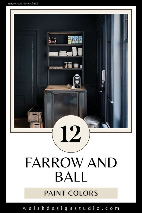 Farrow & Ball paint is a favorite amongst designers and homeowners due to its highly pigmented, superior quality paint, and its beautiful, luxurious colors. However, it’s a bit expensive – almost twice as mush as other brands. If your budget is tight, you may not want to use it for every room in your home, but it’s well worth the splurge for a single room, cabinetry, accent wall, and smaller projects. Here are my picks for the top Farrow and Ball paint colors Serge Farrow And Ball, Best Farrow And Ball Paint Colors, Pigeon By Farrow And Ball, Downpipe Farrow And Ball, De Nimes Farrow Ball, Railings Farrow And Ball, Farrow And Ball Colour Schemes, Farrow And Ball Paint Colors, Ammonite Farrow And Ball