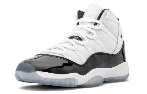 The Nike Air Jordan 11 "Concord" delivers luxury and chicness with its signature glossy patent leather outlining the upper. Embracing the white midsole is a layer of icy blue outsole, which gives a taste of simplicity. Air Jordan 11 Concord, Jordan 11 Concord, Nike Air Jordan 11, Jordan 8, Air Jordan 11 Retro, Jordan 11 Retro, Air Jordan 6, Air Jordan 11, Air Jordan 1 Low