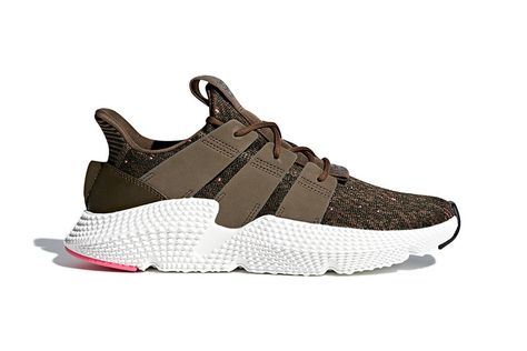 The adidas Prophere Takes on A “Trace Olive” Makeover Red Adidas Shoes, Adidas Prophere, 3d Printed Shoes, Adidas Suede, Men's Adidas (men), Sneaker Art, Green Sneakers, Latest Sneakers, Red Adidas