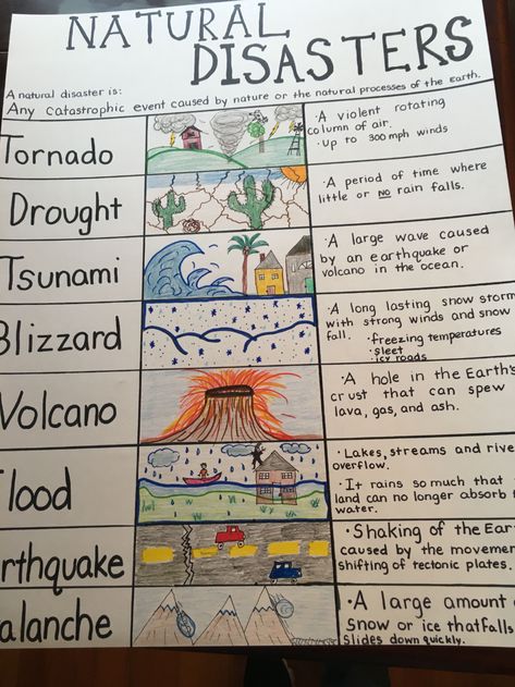 Weather Crafts For Elementary Students, Pre K History Activities, Natural Disasters Anchor Chart, Science For 3rd Grade Lesson Plans, Changes In Ecosystems Activities, 3rd Grade Science Curriculum, 3rd Grade Annotating Text, Earth Science Activities Elementary, 3rd Grade Homeschool Activities