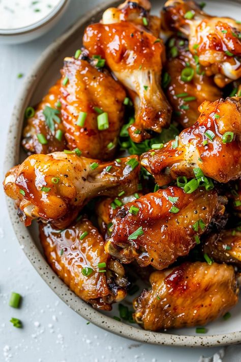 Honey Garlic Chicken Wings - Sweet and Savory Delight Honey Lime Chicken Wings, Honey Pineapple Lemon Wings, Chicken Wing Dinner Ideas, Chicken Wings With Rice, Honey Garlic Wings Recipe, Crockpot Chicken Wings, Honey Bbq Wings Recipe, Garlic Chicken Wings Recipe, Honey Garlic Wings