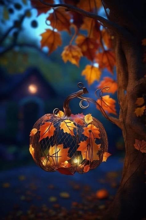 Fall Aesthetics, Profile Cover, Halloween Wallpaper Backgrounds, Fall Night, Halloween Wallpaper Cute, Zucca Halloween, Autumn Magic, Magic Aesthetic, Autumn Scenes