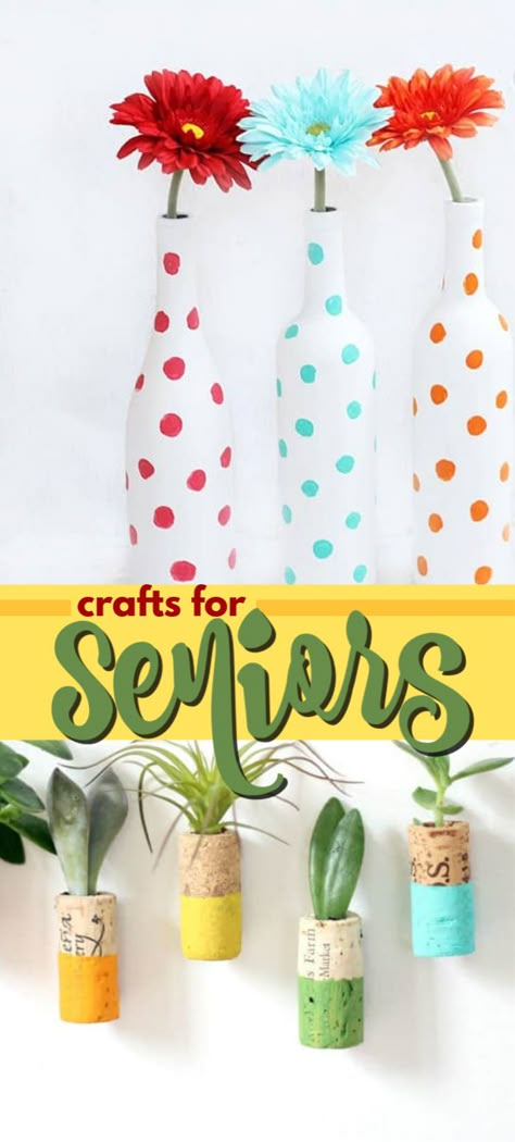 April Arts And Crafts For Seniors, Senior Crafts Nursing Homes, Crafts For January For Seniors, Therapy Crafts For Adults, New Years Crafts For Seniors, Easy Crafts For Seniors Simple, Summer Craft Projects For Adults, End Of Summer Crafts For Adults, Art Projects For Seniors Assisted Living