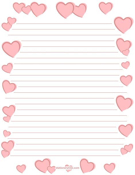 Printable romantic stationery and writing paper. Free PDF downloads at http://stationerytree.com/download/romantic-stationery/ Stationary Template, Writing Paper Template, Stationary Printable, Printable Lined Paper, Holiday Stationery, Writing Paper Printable Stationery, Free Printable Stationery, Note Writing Paper, Writing Paper Printable