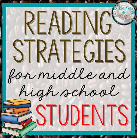 Reading Intervention Middle School, English Coffee Shop, Middle School Reading Comprehension, High School Reading, Reading Strategy, Language Classroom, Teaching High School English, 6th Grade Reading, Secondary English