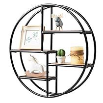 Circular Bookshelf, Round Wall Shelf, Round Wall Shelves, Hanging Storage Shelves, Circle Shelf, Metal Floating Shelves, Floating Shelves Bathroom, Metal Wall Shelves, Wall Hanging Shelves