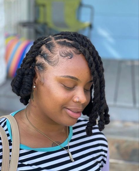 Loc Knot Bob, Loc Maintenance, Dreads Styles For Women, Senegalese Twist Hairstyles, Locs Styles, Beautiful Dreadlocks, Short Locs Hairstyles, Faux Locs Hairstyles, Black Hair Extensions