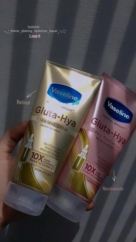 Vaseline Skin Care Products, Vaseline Gluta Hya Lotion, Vaseline Makeup, Vaseline Body Lotion, Vaseline Lotion, Gluta Hya, Vaseline Uses, Vaseline Beauty Tips, Skincare Business