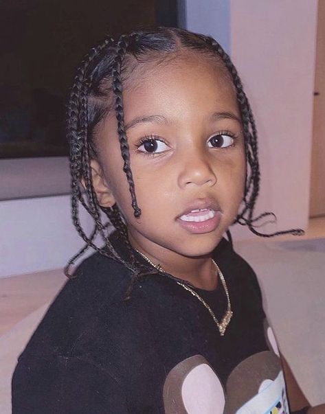 Boy Braid Styles, Jenner Kids, Braids For Boys, Saint West, Kardashian Kids, Mens Braids Hairstyles, Mens Braids, Celebrity Kids