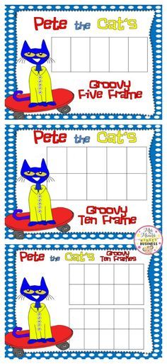 Everyone loves the adorable blue kitty, Pete the Cat. Who wouldn’t… he is so carefree and so cool and so groovy, too! When I know my students love something (in this case Pete), I take full on advantage of it. Since we are in the throws of adding and subtracting, Pete is going to get used … Pete The Cat Writing Activities, Pete The Cat Bingo Free, Pete The Cat Kindergarten, Pete The Cat Craft, Classroom Numbers, Token Boards, Pete The Cats, Prek Math, Math Number Sense