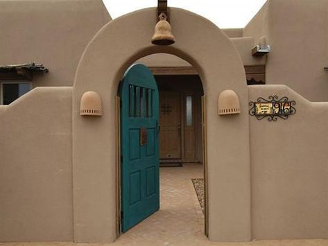 96 Herrada Rd, Santa Fe, NM 87508 #Madeira Santa Fe Home, Adobe Home, African House, Earthship Home, Mud House, Adobe House, Casa Country, Santa Fe Style, Casas Coloniales