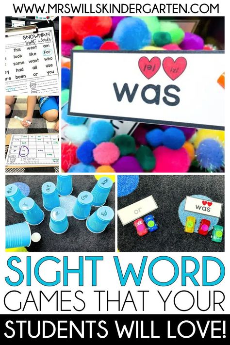 We all know that students love engaging, hands on activities even when they are use them for learning, so I know they are going to love these sight word games! Whether you use them in small groups or as literacy center activities, your kindergartens students will love practicing sight words with these fun activities. Sight Words 2nd Grade Activities, Small Group Activities 2nd Grade, Heart Words Kindergarten Activities, Sight Word Centers First Grade, Learning Sight Words Kindergarten, Heart Word Games, Heart Word Centers, Heart Word Activities, Sight Word Games For First Grade