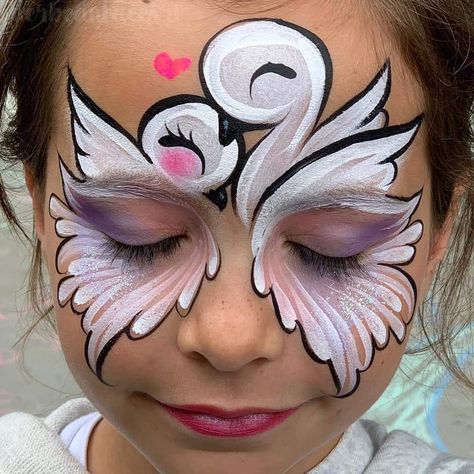 Obličejové Masky, Animal Face Paintings, Face Painting Tips, Girl Face Painting, Face Painting Tutorials, Face Painting Easy, Face Paint Makeup, Kids Face Paint, Amazing Artwork