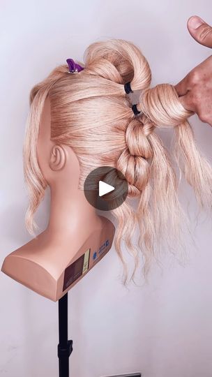 26K views · 1.4K reactions | ✨💕 EASY, CUTE MOHAWK STYLE HAIR UP DO USING PONYTAILS! ✨💕 Hair Up Do Tutorials @markjohnhair LONDON 
.
.
#updo #updos #hairup #hairups #hairtutorial #hairfashion #hairideas #mohawk #hairvideos #hairvideo #ponytail #hairreels #réel #reel #reels #igreels #weddinghair #bridalhair #bridalhairstyle #hairart #hairartist #hairartistry #artist #art #cute #cutehairstyles #hairtransformation #easyhairstyles #easydiy #easyart | Mark Nelson-Wolter | coldbrew.wav · candy coated raindrops Mohawk Updo, Hair Up Do, Mohawk Styles, Wedding Updo, Art Cute, Artistic Hair, Style Hair, Hair Art, Hair Transformation