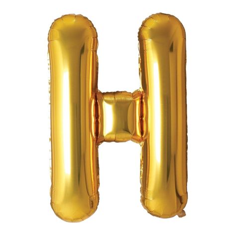 Buy Balloons Gold Letter H Foil Balloon, 34 Inches sold at Party Expert Party Expert, Background Images For Quotes, Letter H, Gold Letter, Gold Balloons, Halloween Items, Helium Balloons, Halloween Accessories, Gold Letters