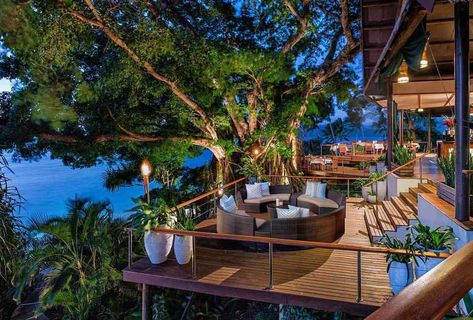 Royal Davui Island Resort ~ Fiji Mountain Resort Architecture, Bali Resort, Best All Inclusive Resorts, Resort Architecture, Hills Resort, Resort Design, Romantic Summer, Vacation Deals, Beach House Design