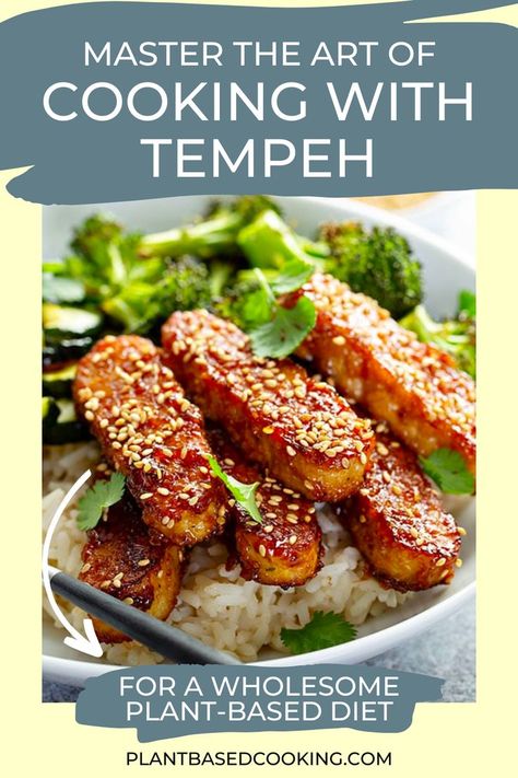 Tempe Recipes, Vegan Tempeh Recipes, How To Cook Tempeh, Recipes Plant Based, Vegan Tempeh, Vegan Protein Sources, Tofu Recipes Vegan, Plant Based Lunch, Tempeh Recipes