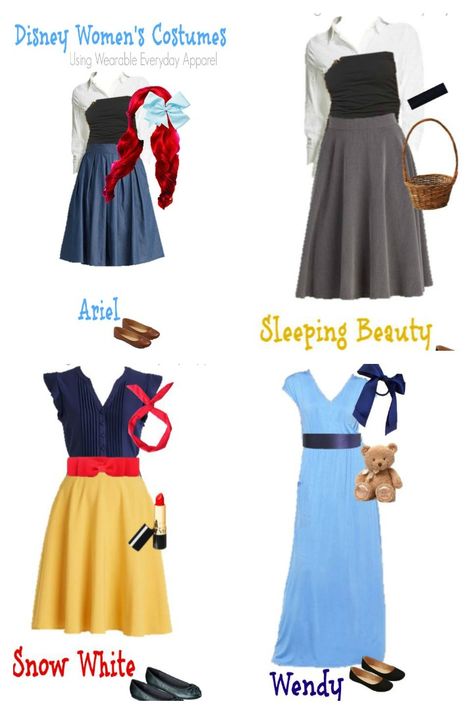 Halloween Disney Costumes, Diy Disney Princess Costume, Diy Princess Costume, Adult Disney Costumes, Disney Costumes Diy, Disney Bound Outfits Casual, Disney Characters Costumes, Princess Inspired Outfits, Disney Princess Costumes