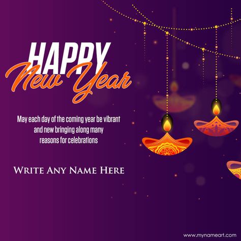 Unique Happy New Year Images, Happy New Year For Diwali, Happy New Year After Diwali, Happy Diwali New Year Wishes Images, Happy Diwali New Year Wishes, Diwali Happy New Year Poster, New Year Card Design Graphics, New Year Wishing Post, Happy Diwali Happy New Year