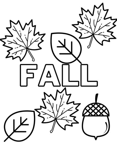 Fall Leaf Coloring Page Free Printable, Coloring Templates Free Printable, Welcome Fall Coloring Pages, Prek Worksheets Free Printables Fall, Fall Colouring Sheet, Happy Fall Coloring Pages Free Printable, Fall Animal Coloring Pages, Simple Thanksgiving Coloring Pages, Preschool Fall Coloring Sheets