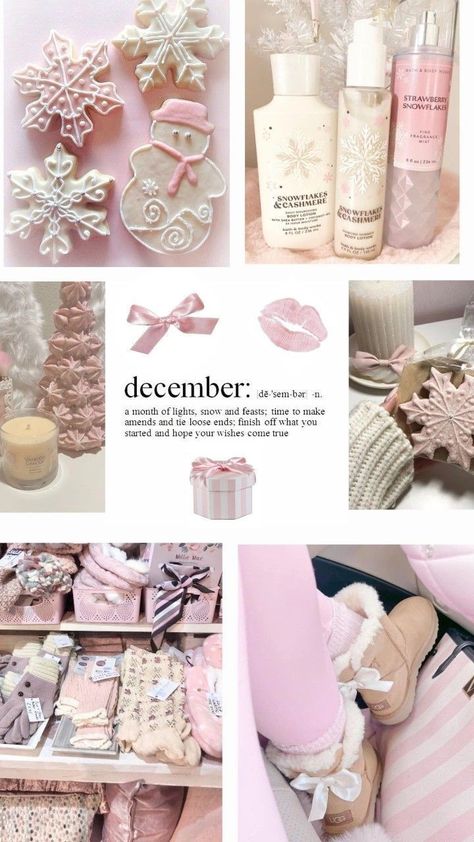 Coquette Xmas List, Pinkmas Aesthetic Wallpaper, Christmas Pink Aesthetic Wallpaper, Pink And White Christmas Aesthetic, Christmas Wallpaper Coquette, Pink Christmas Astethic, Pink Christmas Phone Theme, Pink Christmas List, Christmas Coquette Wallpaper