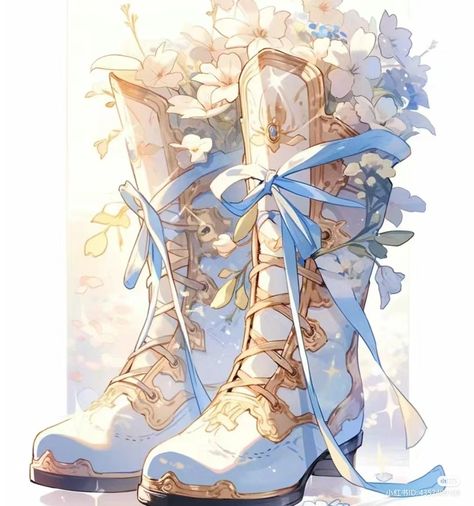 Benda Aesthetic, Animated Clothing, Dress Design Drawing, Fantasy Art Dolls, Pretty Backgrounds, Anime Shoes, Fashion Drawing Dresses, Heel Design, Mythical Creatures Art