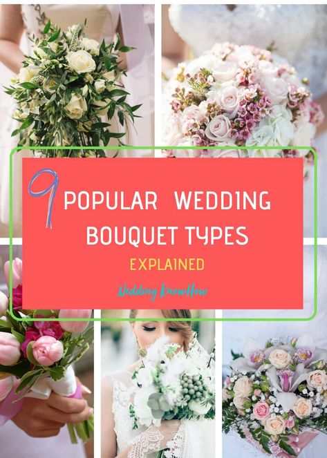 Classy Elegant Wedding Bridal Bouquets, Types Of Wedding Bouquets Style, Bridal Bouquet Types, Wedding Bouquet Styles Shape, Bridal Bouquet Sizes, Bouquet Sizes Chart, Types Of Bouquets Shapes, Types Of Bridal Bouquets, Types Of Wedding Bouquets