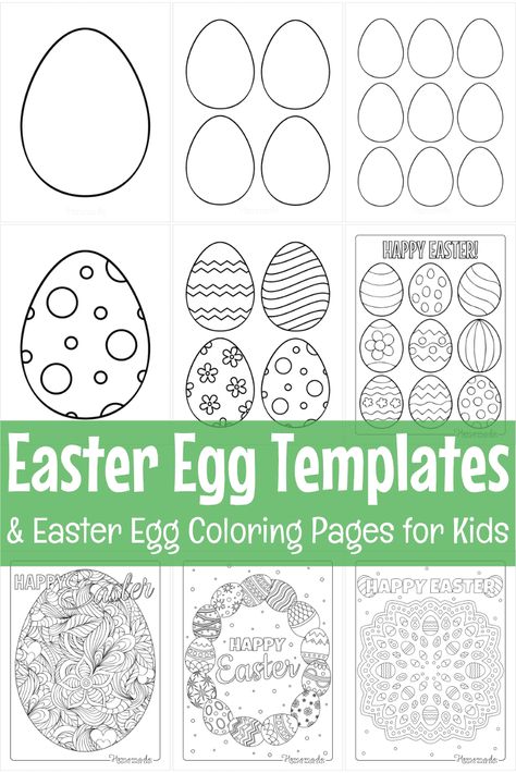 Free Printable Easter Egg Coloring Pages and Templates Easter Eggs Printable Free, Easter Egg Pictures Free Printable, Egg Pattern Printable, Free Easter Egg Printables, Free Printable Easter Pictures, Easter Card Printables Free, Easter Egg Pattern Printable, Easter Egg Coloring Pages Free Printable, Easter Egg Templates Free Printables