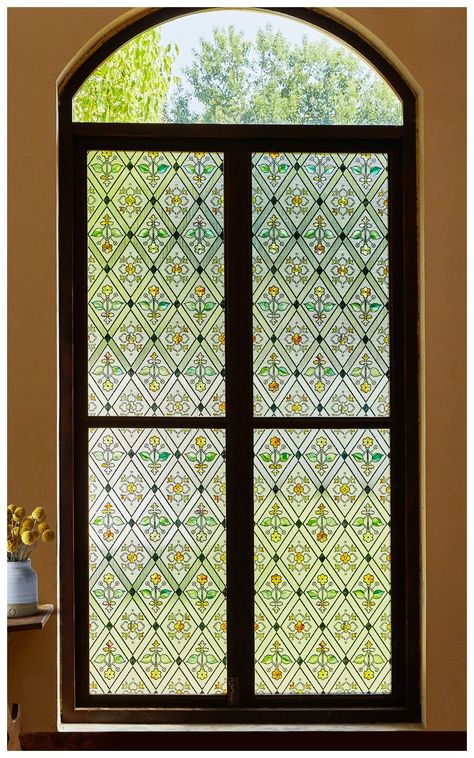 PRICES MAY VARY. Make Sure The Size Covers Your Window Looks Like Real Stained Glass: ALIUNI non-adhesive stained glass window film looks like real stained glass, beautiful colors with roses and leaves pattern Soften Light Keep UV Out: window privacy film softens the light in your room, maintaining privacy in an area can't do curtains Original 3D Rose Design: add a touch of elegance to your windows with the stain glass window cling, gorgeous 3D decorative designs transform your space, upgraded m Stained Glass Contact Paper, Tinted House Windows Privacy, Adhesive Stained Glass Window Film, Faux Stained Glass Window Film, Stained Glass Privacy Film, Peel And Stick Window Film, Stained Glass Clings Window Film, Stained Glass Windows Modern, Stained Glass Peel And Stick