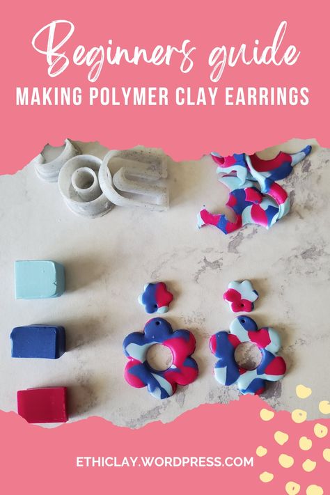 Clay Earrings Bake Time, Beginners Polymer Clay Earrings, Polymer Clay Earrings Step By Step, How To Start Making Polymer Clay Earrings, How To Start A Polymer Clay Earring Business, Best Polymer Clay For Earrings, Step By Step Polymer Clay Earrings, How To Start Making Clay Earrings, Baking Clay Earrings