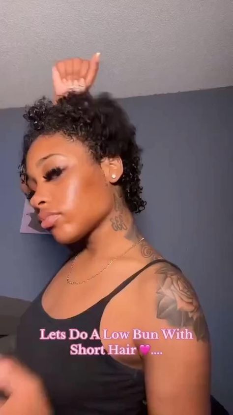 Coily Hairstyles, Short Natural Curly Hair, Natural Hair Bun Styles, Curly Hair Videos, Quick Natural Hair Styles, Quick Weave Hairstyles, Girls Natural Hairstyles, Quick Braided Hairstyles, Wavy Hairstyles